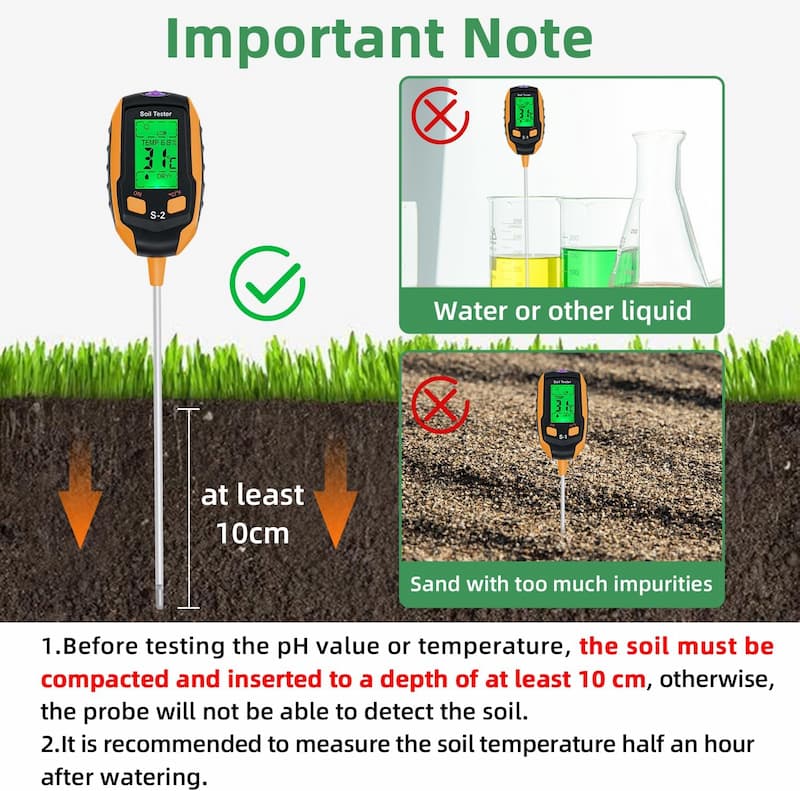 SmartGrow™ – 4-in-1 Bodemmeetsysteem voor Vocht, pH, Licht & Temperatuur