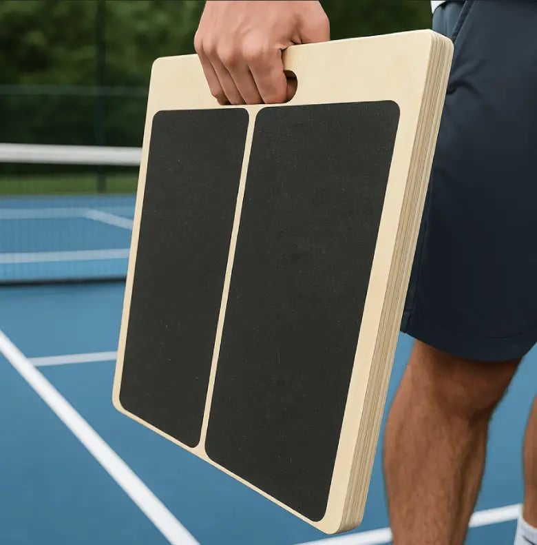 StretchWood™ – Draagbaar houten schuine bord voor stretching en balans [50% Korting]