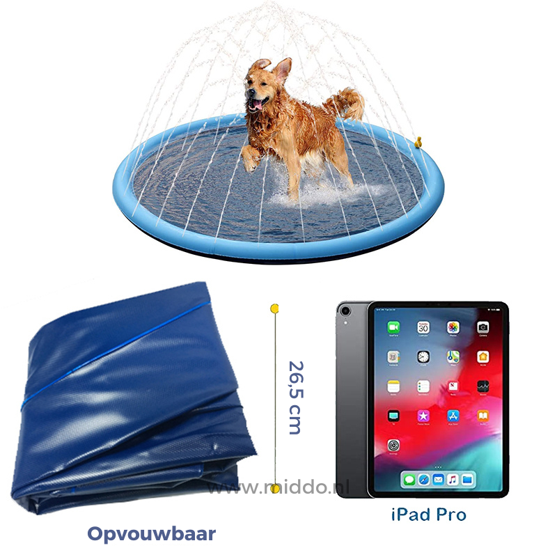 SplashZone™ – Waterspeelmat voor Kinderen & Huisdieren | Tuinplezier