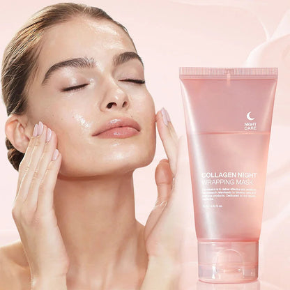 NightMask™ – Collageen Peel-Off Nachtmasker voor Gladde & Jeugdige Huid [1+1 Gratis]