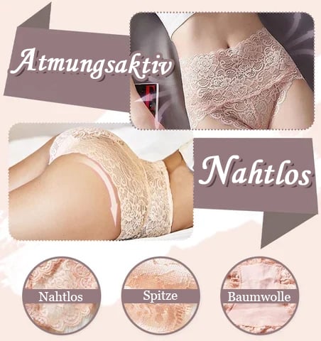 LaceLux™ Hoge Taille Kant Onderbroek – Buikvormend & Ademend [1+1 Gratis]