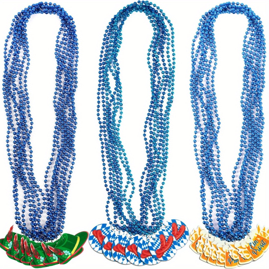 Oktoberfest Halskettingset met Beierse hangers – 21 stuks
