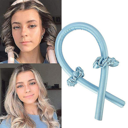 CurlBloom™ – Warmtevrije Krulstok Haarband & Zijde-Krullint voor natuurlijke krullen [50% Korting]