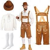 Heren Lederhosen-set in Beierse Trachten-stijl voor Oktoberfest