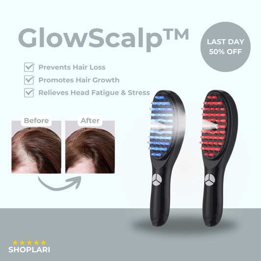 GlowScalp™ – Hoofdmassageborstel voor ontspannende, stimulerende & gezonde hoofdhuid [50% Korting]
