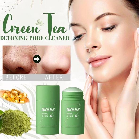 DermaTea™ – Groene Thee Masker Stick voor Diepe Poriënreiniging [1+1 Gratis]