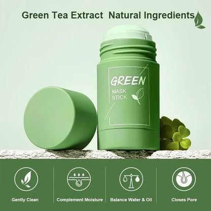 DermaTea™ – Groene Thee Masker Stick voor Diepe Poriënreiniging [1+1 Gratis]
