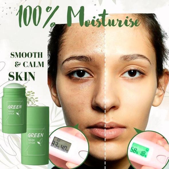 DermaTea™ – Groene Thee Masker Stick voor Diepe Poriënreiniging [1+1 Gratis]