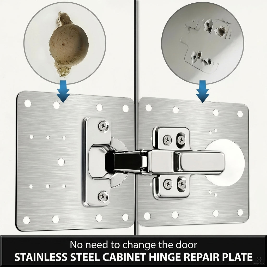 HingePlate – Scharnier-Reparatieplaat voor snelle meubelreparaties | 5 + 5 Gratis
