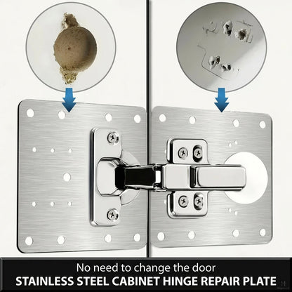 HingePlate – Scharnier-Reparatieplaat voor snelle meubelreparaties | 5 + 5 Gratis