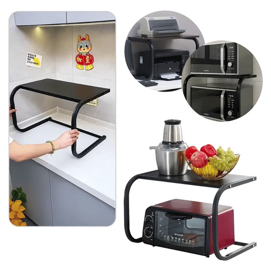 SpaceRack – Keukenrek voor dubbel werkblad zonder boren [50% Korting]