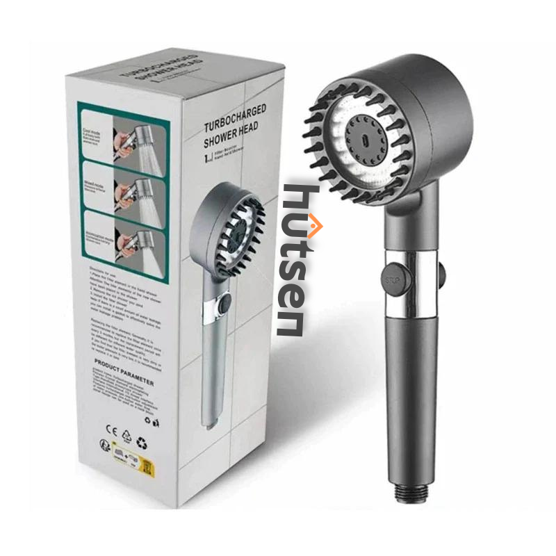 TurboShower™ – 4-in-1 Multifunctionele Douchekop met Massage & Filter