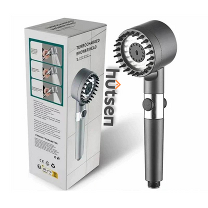 TurboShower™ – 4-in-1 Multifunctionele Douchekop met Massage & Filter