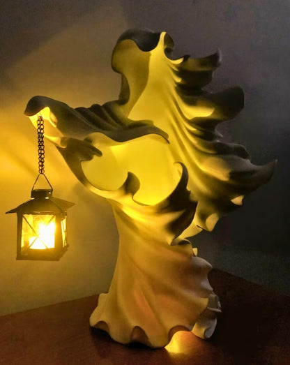 Geest Kandelaar van Hars – Halloween Decoratie voor Tafel & Schoorsteenmantel
