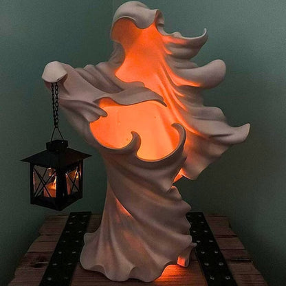 Geest Kandelaar van Hars – Halloween Decoratie voor Tafel & Schoorsteenmantel