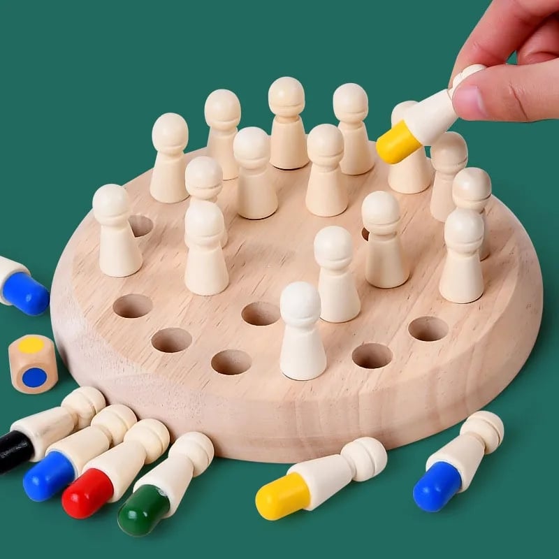 Mindora™ Houten Geheugenspel – Educatief Speelgoed vanaf 3 Jaar