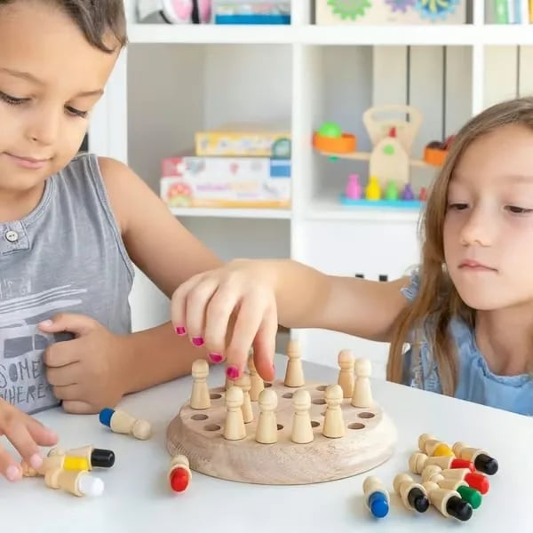 Mindora™ Houten Geheugenspel – Educatief Speelgoed vanaf 3 Jaar