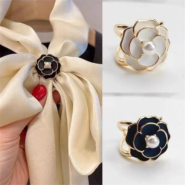 BloomLoop™ – Parel-sjaalclip, elegant stylingaccessoire voor moeiteloze elegantie in 3 seconden [1 + 1 Gratis]