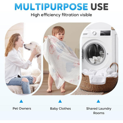 LintAway – Wasmachine Pluizenvanger tegen Dierharen & Pluis [4+4 Gratis]