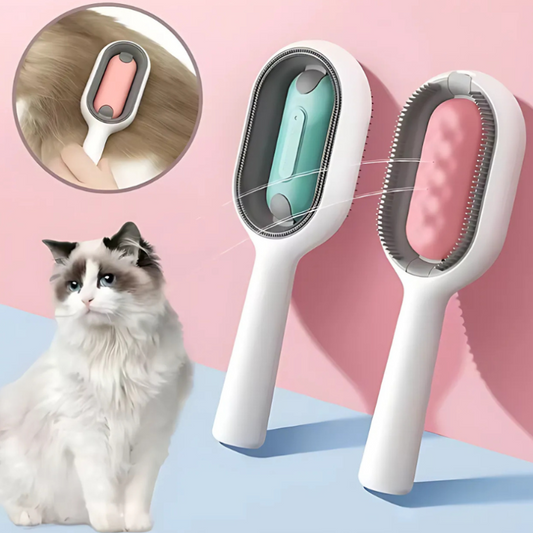 PetDefuzz™ – 4-in-1 siliconen haarborstel met watertank, vachtverzorging, reiniging & zachte massage [1 + 1 Gratis]