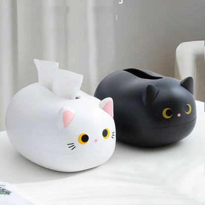 Elegatto™ – Schattige Katten Tissue-Box met Tandenstokerhouder & Veel Opbergruimte [50% Korting]