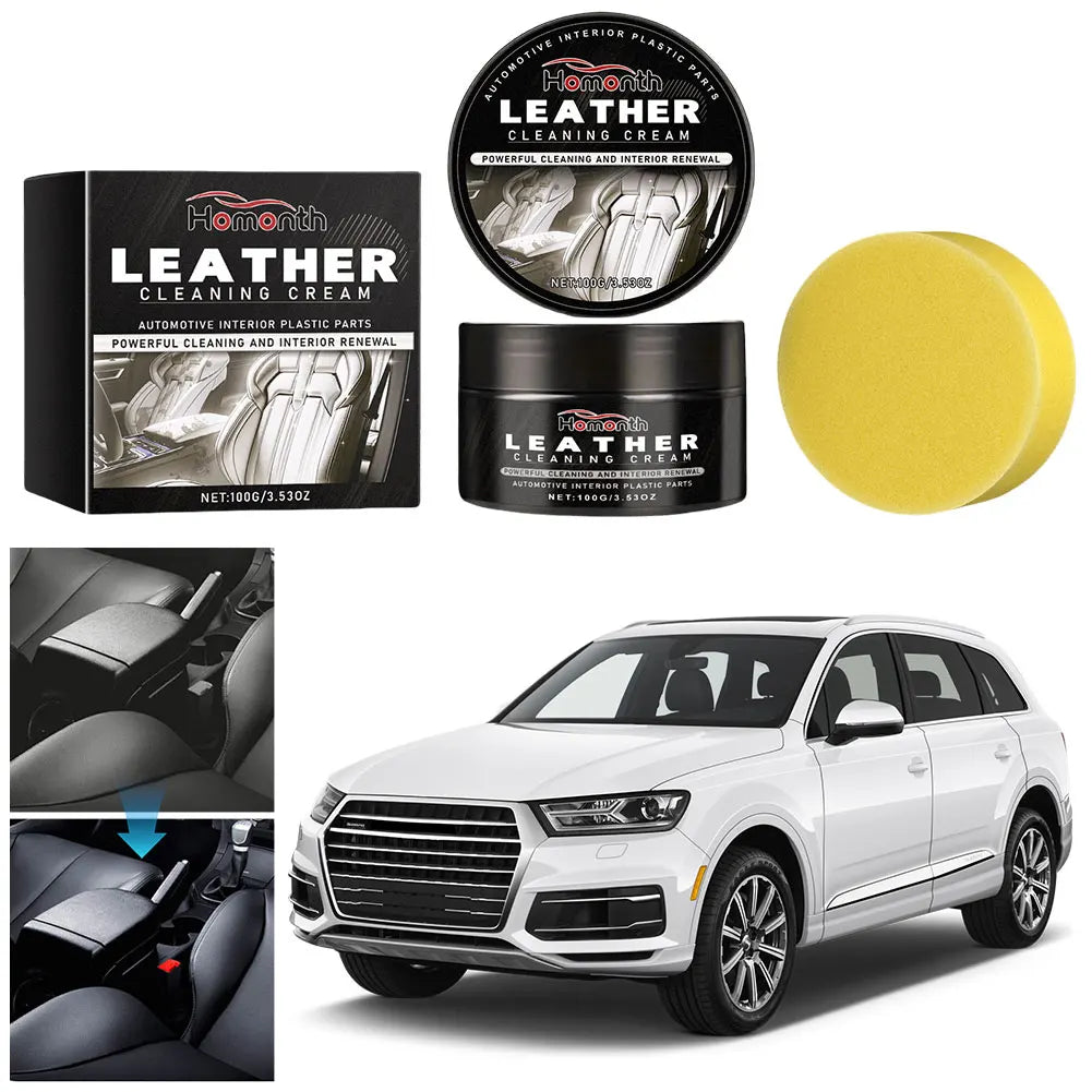 LeatherClean™ – Revitaliseert en beschermt de leder-elegantie [1 + 1 Gratis]