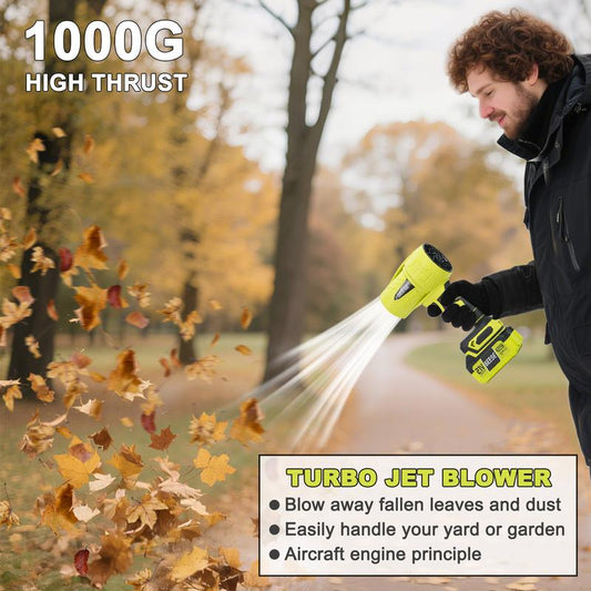 JetBlower™ – Draadloze krachtige bladblazer voor snelle & krachtige reiniging [50% Korting]