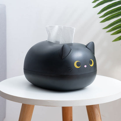 Elegatto™ – Schattige Katten Tissue-Box met Tandenstokerhouder & Veel Opbergruimte [50% Korting]