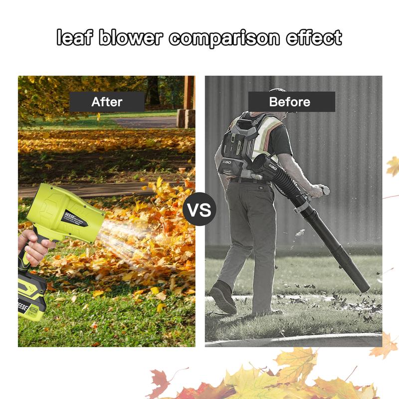 JetBlower™ – Draadloze Accublazer voor Tuin, Terras & Oprit