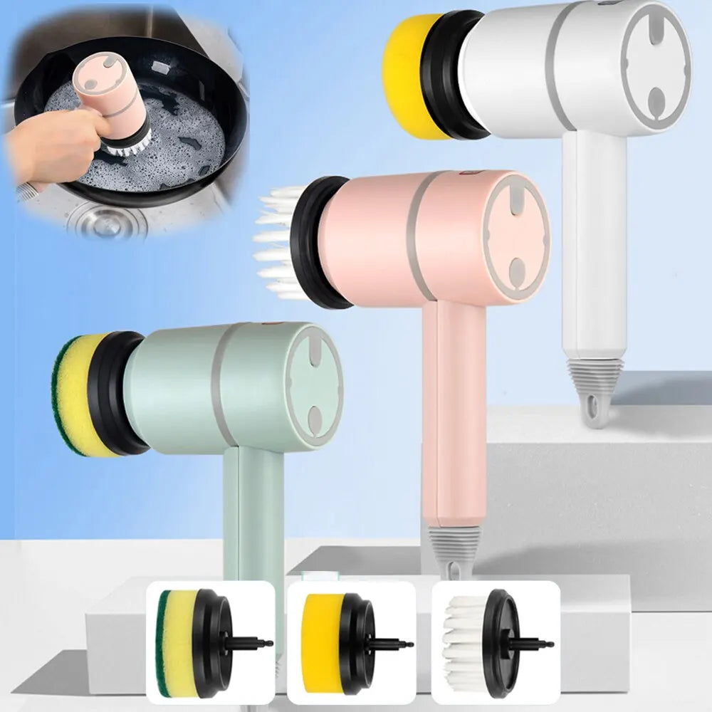 ScrubEase™ – Elektrische Reinigingsborstel voor Badkamer & Keuken
