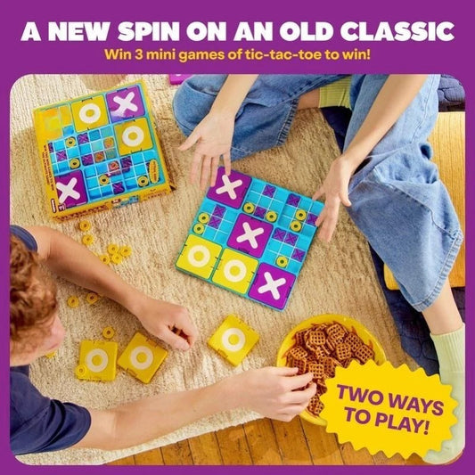 TacTix – Strategisch Reisspel, Tic-Tac-Toe-variant voor onderweg en familieavonden [50% Korting]