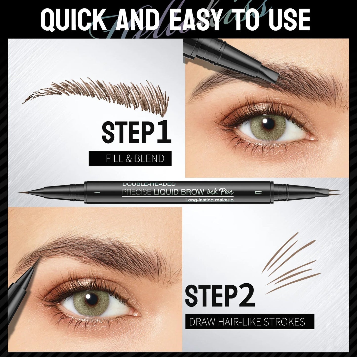 EyebrowPro™ – Jouw perfecte Brow Buddy wenkbrauwpotlood [1 + 1 Gratis]