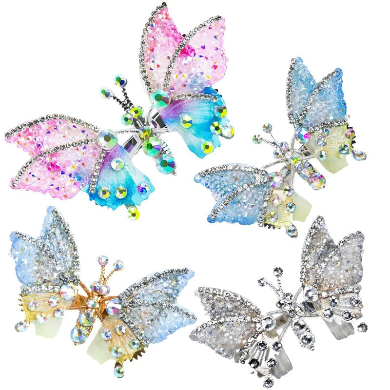 FlutterClip™ Vlinder Haarspeldjes met Beweegbare Vleugels – 4+4 Gratis