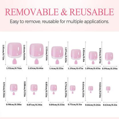 PressNails™ – Herbruikbare Press-On Teennagels | Thuis Pedicure Set