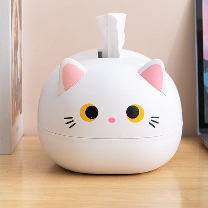 Elegatto™ – Schattige Katten Tissue-Box met Tandenstokerhouder & Veel Opbergruimte [50% Korting]