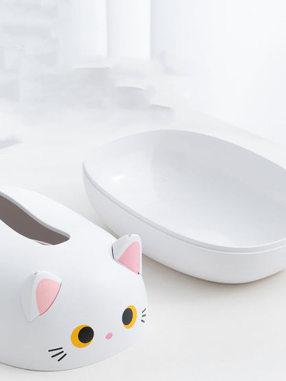 Elegatto™ – Schattige Katten Tissue-Box met Tandenstokerhouder & Veel Opbergruimte [50% Korting]