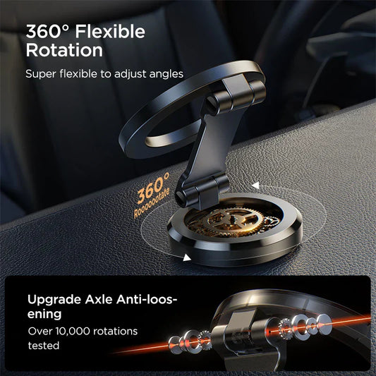 SafeMag™ | Magnetische Auto-Handyhouder met 360° Draaifunctie [1 + 1 Gratis]