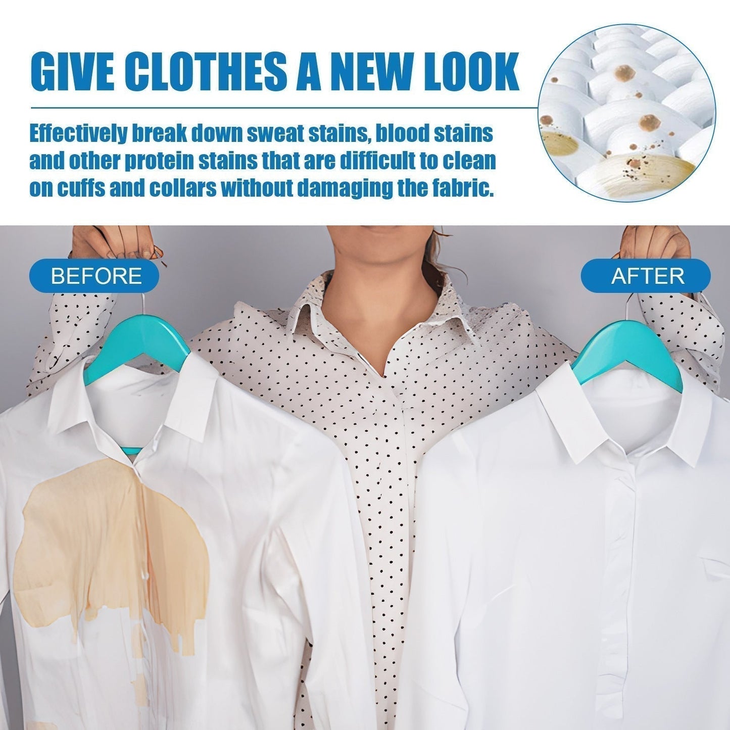 PowerStain – Vlekkenverwijderaar voor vlekkeloos schone kleding [1 + 1 Gratis]
