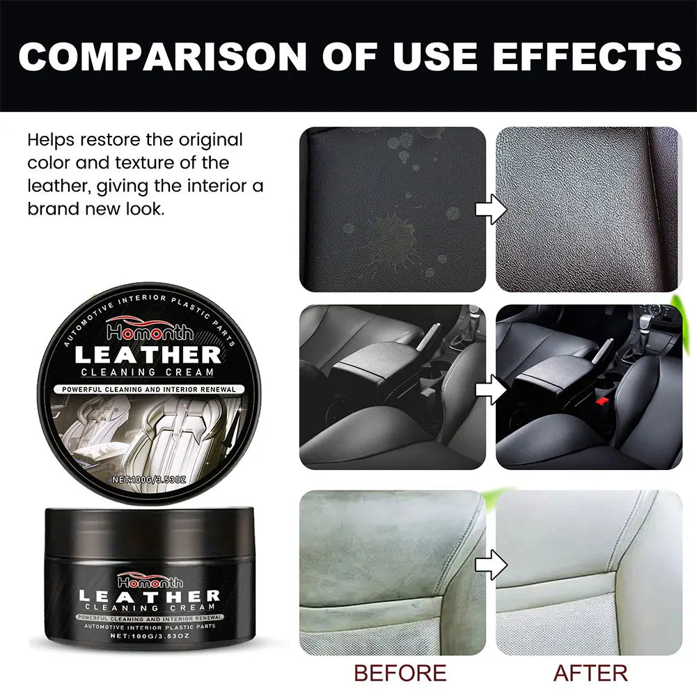 LeatherClean™ – Revitaliseert en beschermt de leder-elegantie [1 + 1 Gratis]