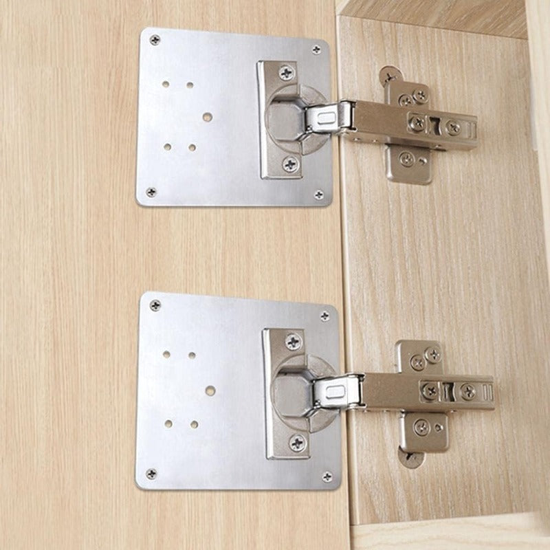 HingePlate – Scharnier-Reparatieplaat voor snelle meubelreparaties | 5 + 5 Gratis