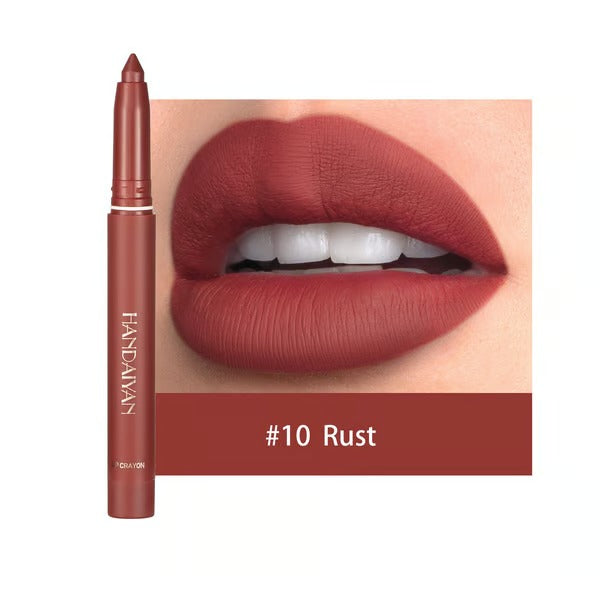 SilkPout™ – 2-in-1 lippenstift en contourpotlood, langhoudend en veegvast, 6–8 uur draagcomfort [50% Korting]