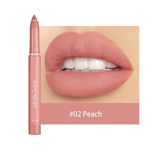 SilkPout™ – 2-in-1 lippenstift en contourpotlood, langhoudend en veegvast, 6–8 uur draagcomfort [50% Korting]