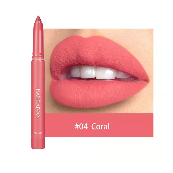 SilkPout™ – 2-in-1 lippenstift en contourpotlood, langhoudend en veegvast, 6–8 uur draagcomfort [50% Korting]