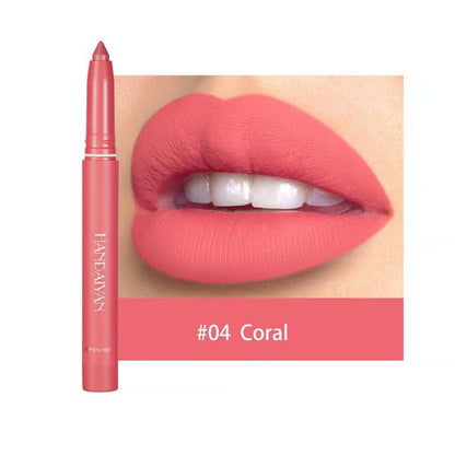 SilkPout™ – 2-in-1 lippenstift en contourpotlood, langhoudend en veegvast, 6–8 uur draagcomfort [50% Korting]