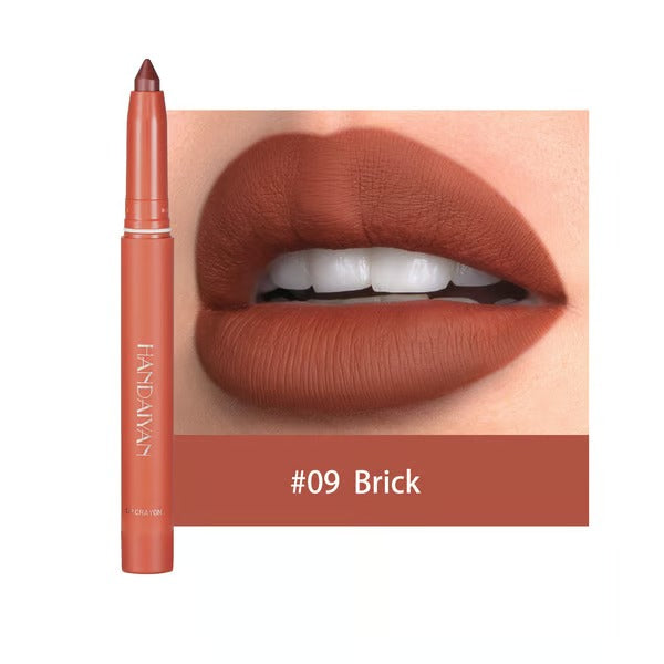 SilkPout™ – 2-in-1 lippenstift en contourpotlood, langhoudend en veegvast, 6–8 uur draagcomfort [50% Korting]