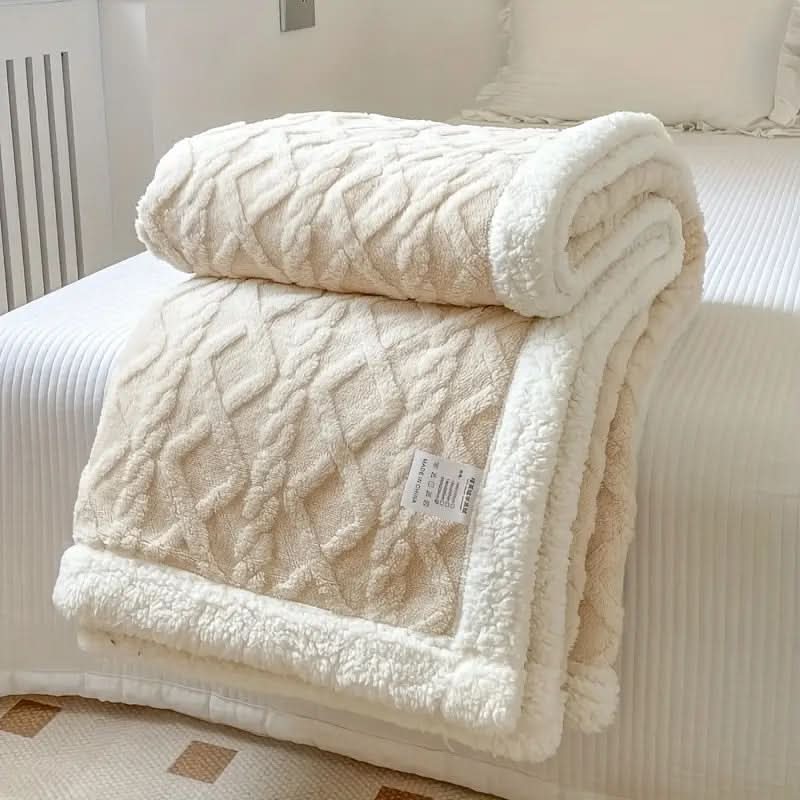 Pluizige Sherpa-fleece deken – zacht, warm en veelzijdig