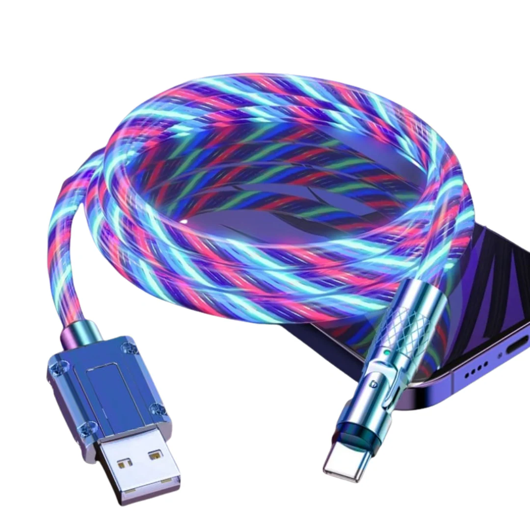 LedCharge™ – 540° draaibare stekker en USB-kabel voor ultrasnel opladen [50% Korting]