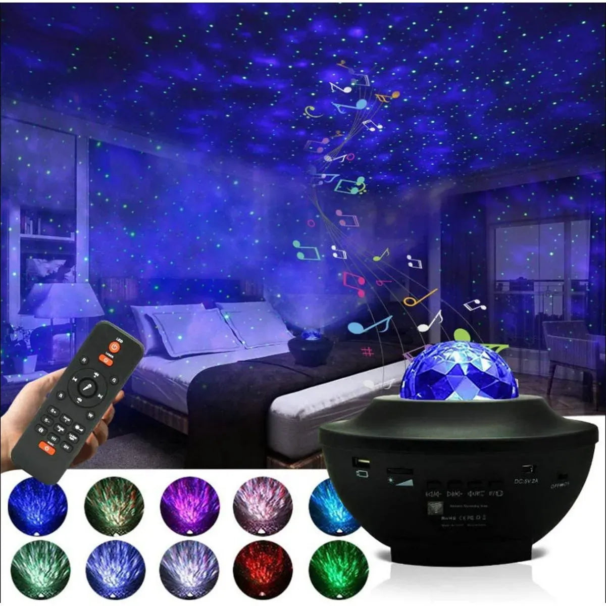 Sterrenhemel Projector met Bluetooth Luidspreker en App-bediening