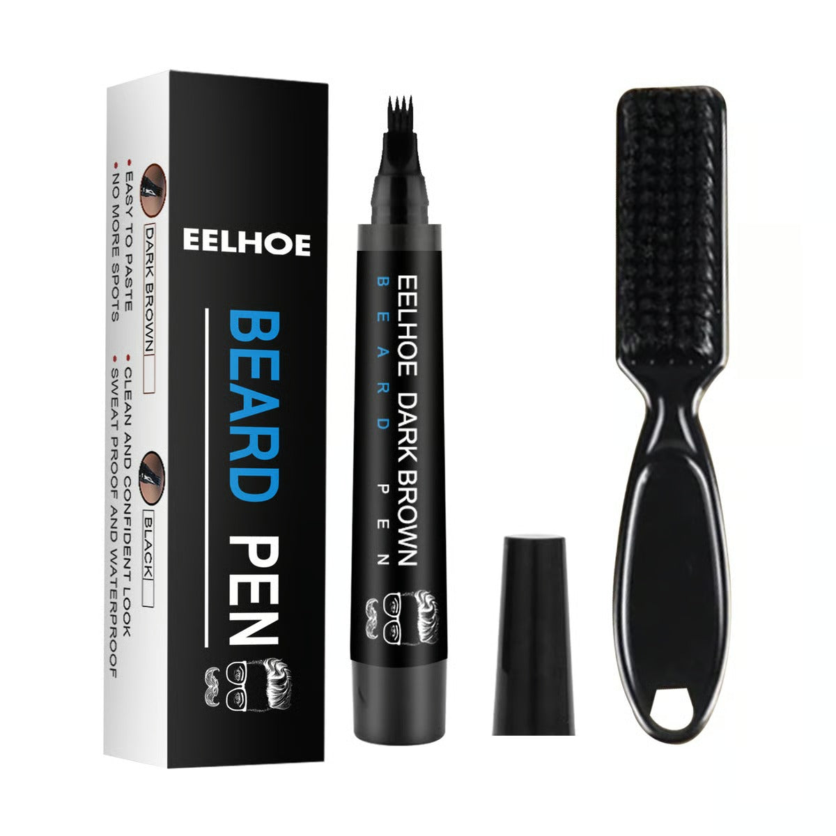 GroomEdge™ Baardvuller Pen – Voller & Scherper Baard in Seconden