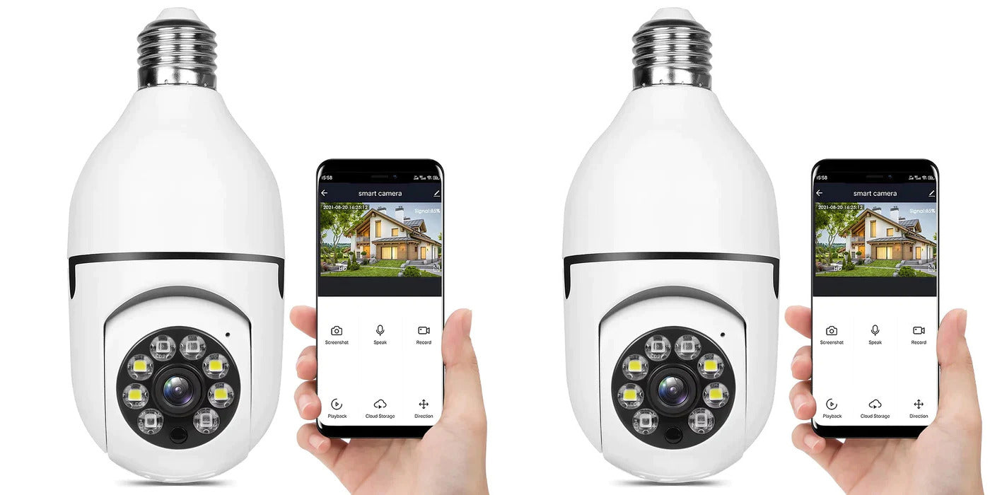 SecureLight™ - Gloeilamp camera [50% Korting]